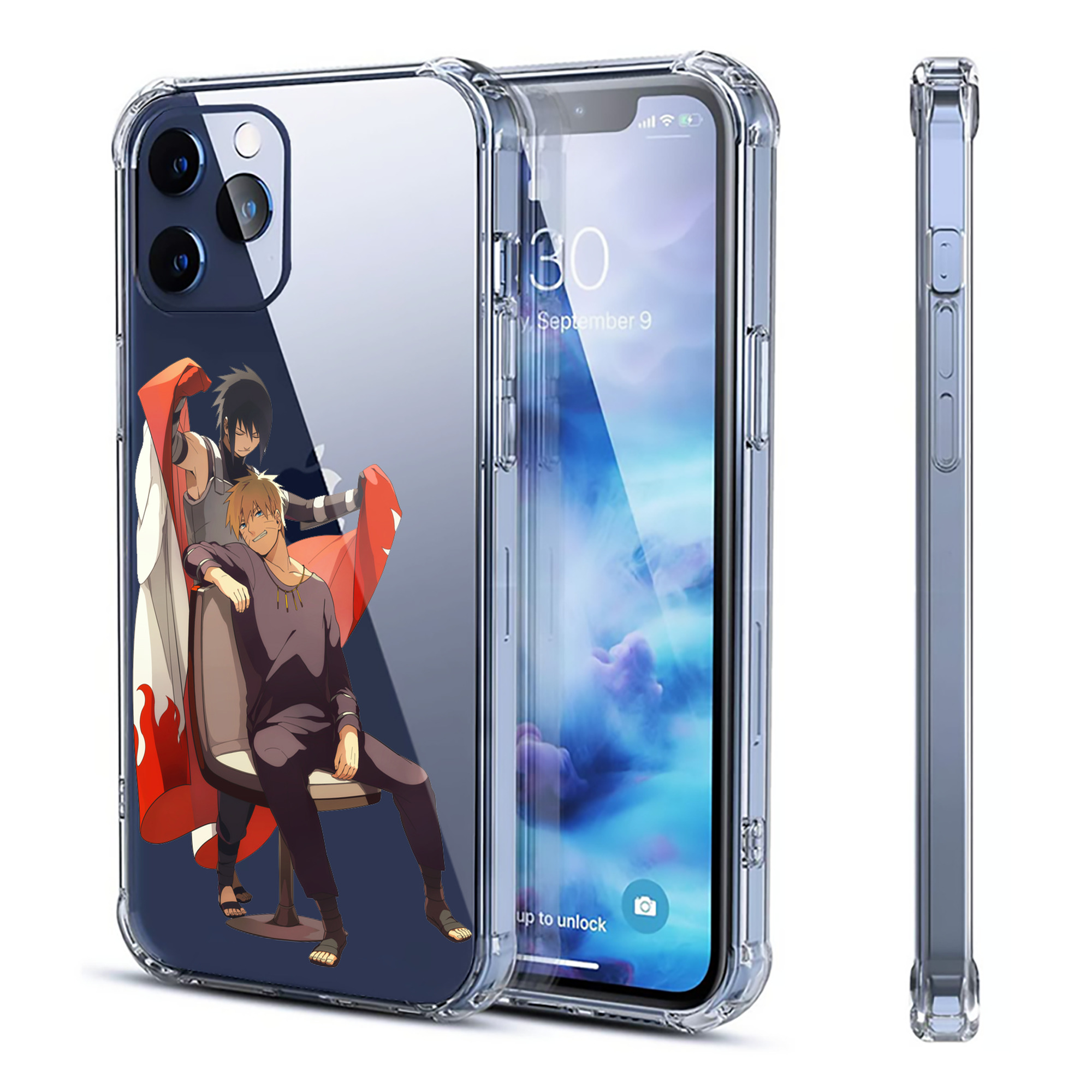 （画像用） NARUTO -ナルト- うずまき ナルト Uzumaki Naruto 【iPhone 12シリーズ対応】透明スマホケース（クリアソフトケース）